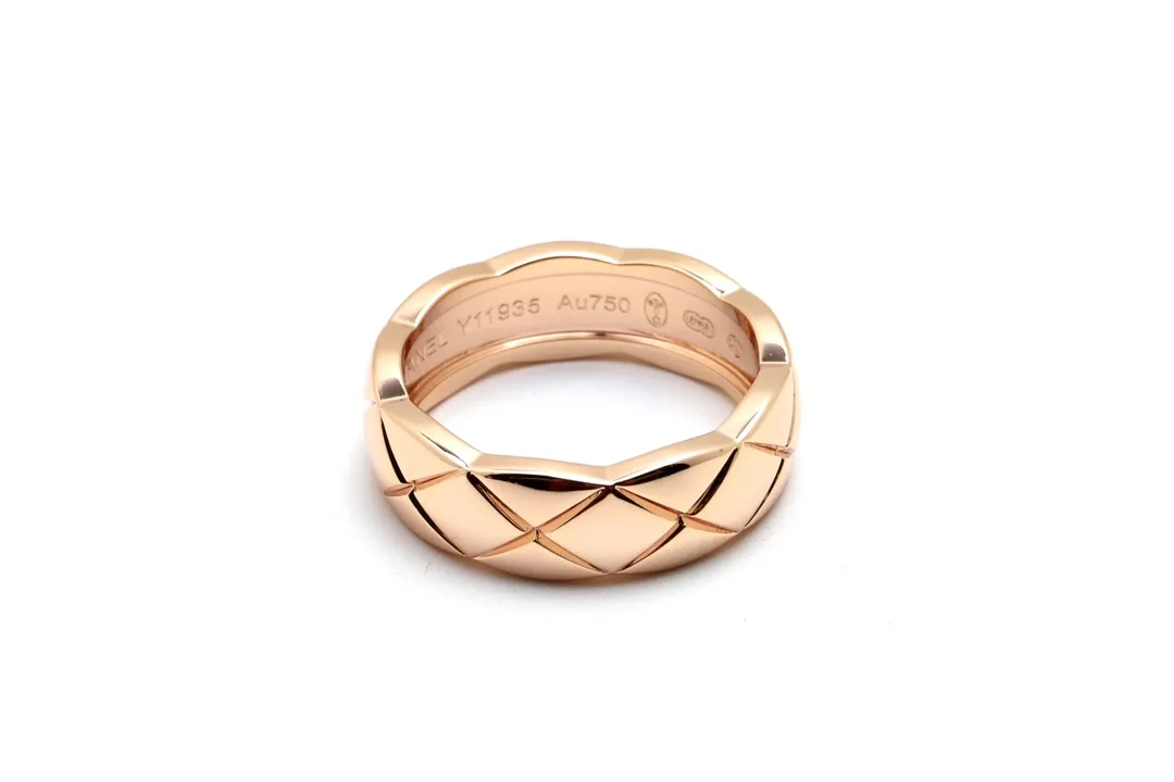Coco Crush Quilted Motif Ring (Sterling Silver) D27016796 — view 2