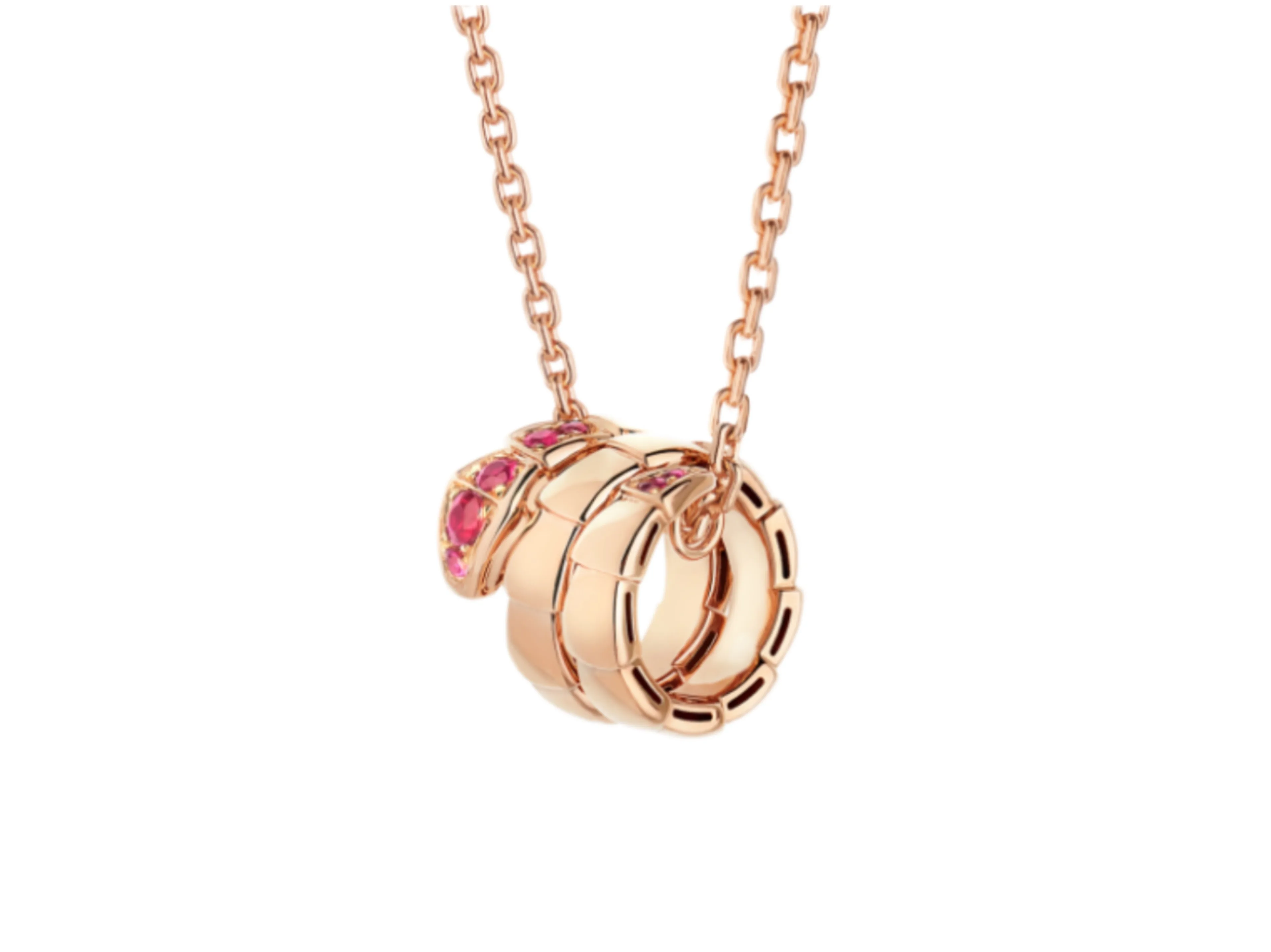 Serpenti Viper Pendant Necklace (Sterling Silver) D19017736