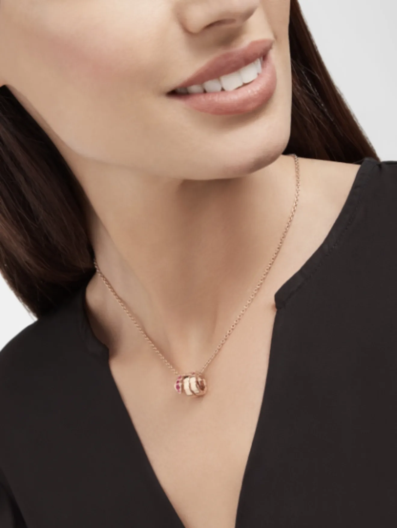 Serpenti Viper Pendant Necklace (Sterling Silver) D19017736 — view 9