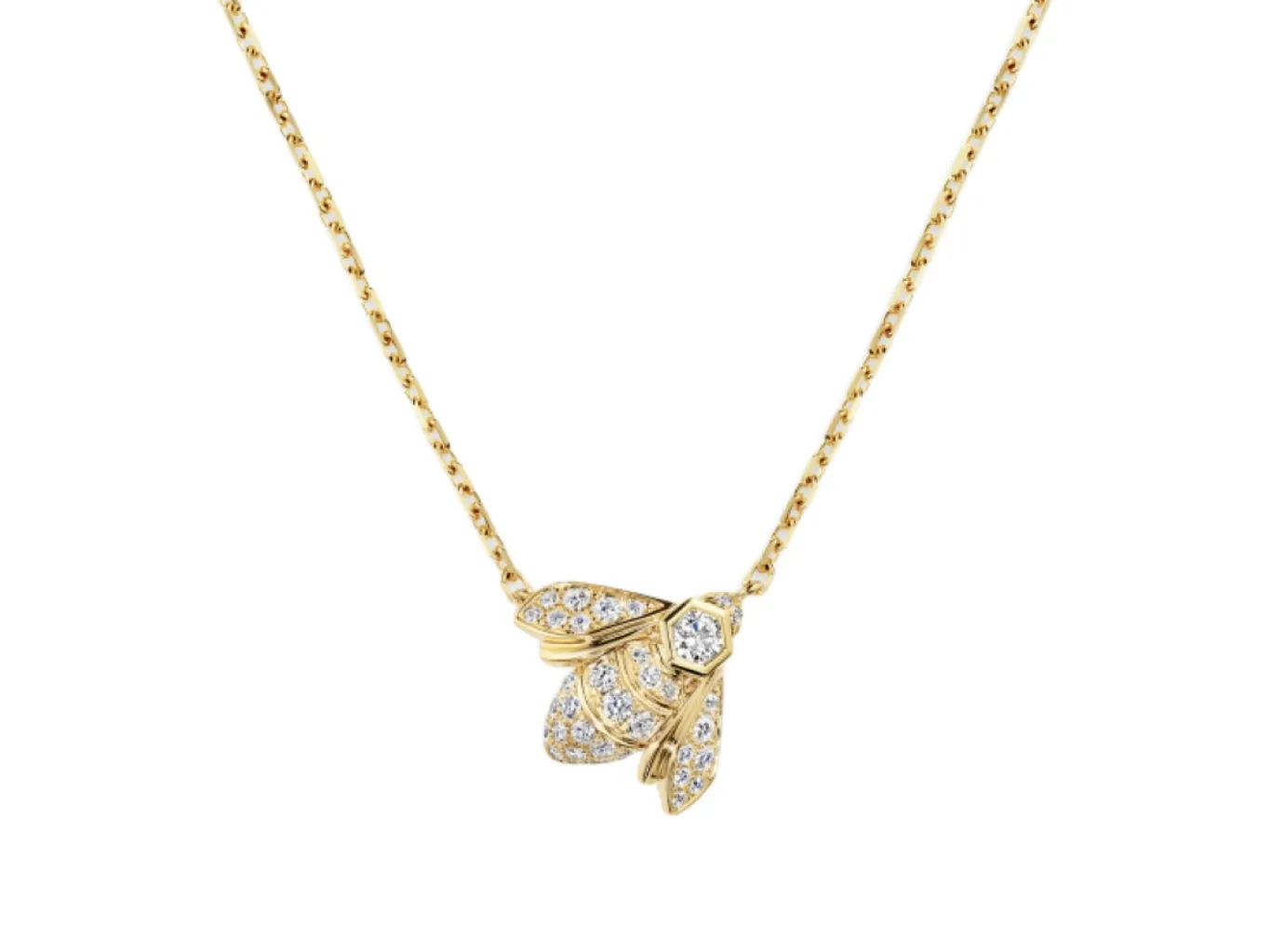 Bee My Love Diamond Pendant Necklace (Sterling Silver) D24016601