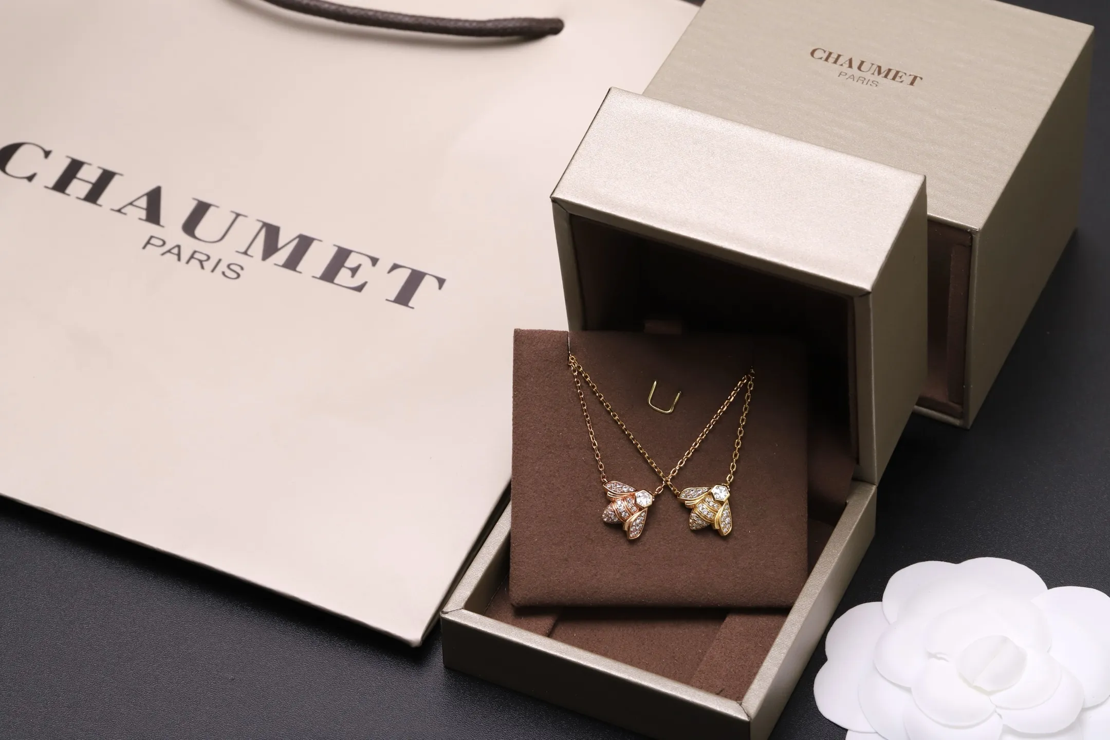 Bee My Love Diamond Pendant Necklace (Sterling Silver) D24016601 — view 2