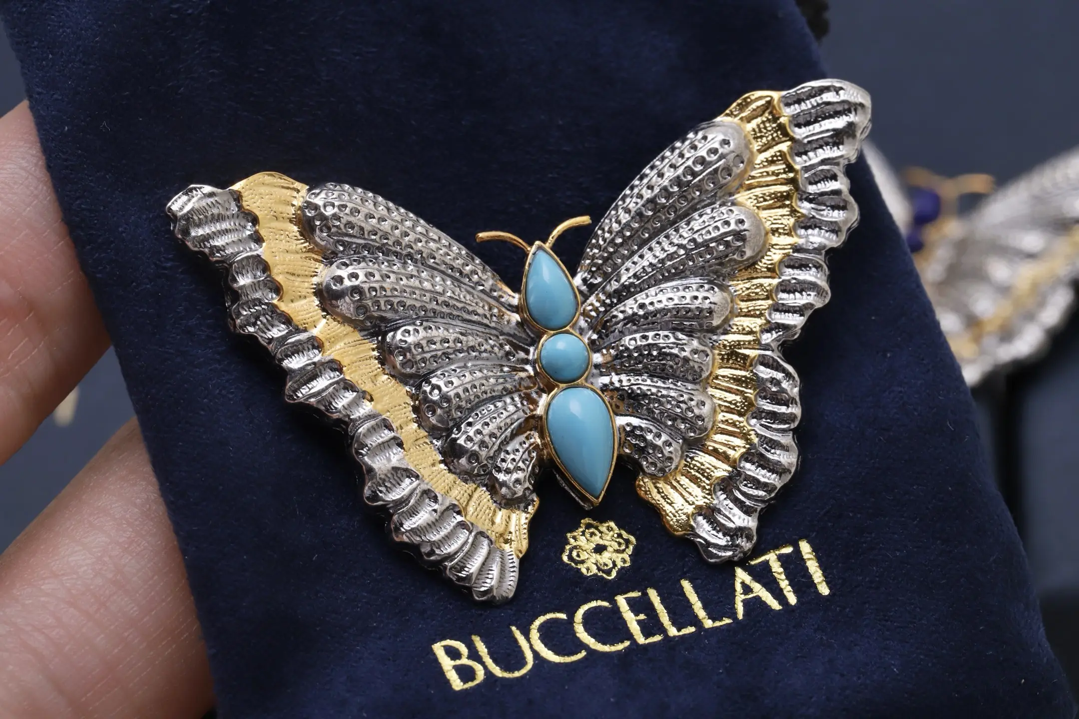 Blossoms Venezia Butterfly Brooch in Sterling Silver D53517504 — view 6
