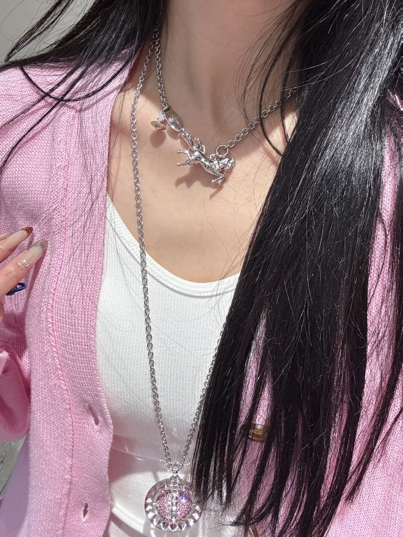 Vivienne Westwood Horse Pendant Necklace D14016999 — view 8