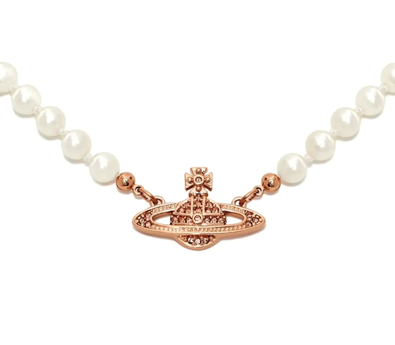 Orb Relief Pearl Necklace D16016997