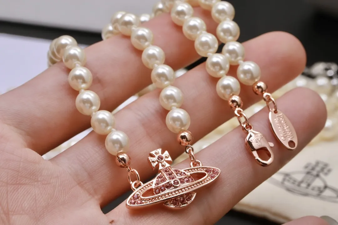 Orb Relief Pearl Necklace D16016997 — view 4