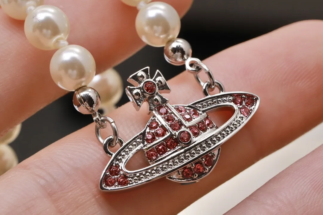 Orb Relief Pearl Necklace D16016997 — view 7