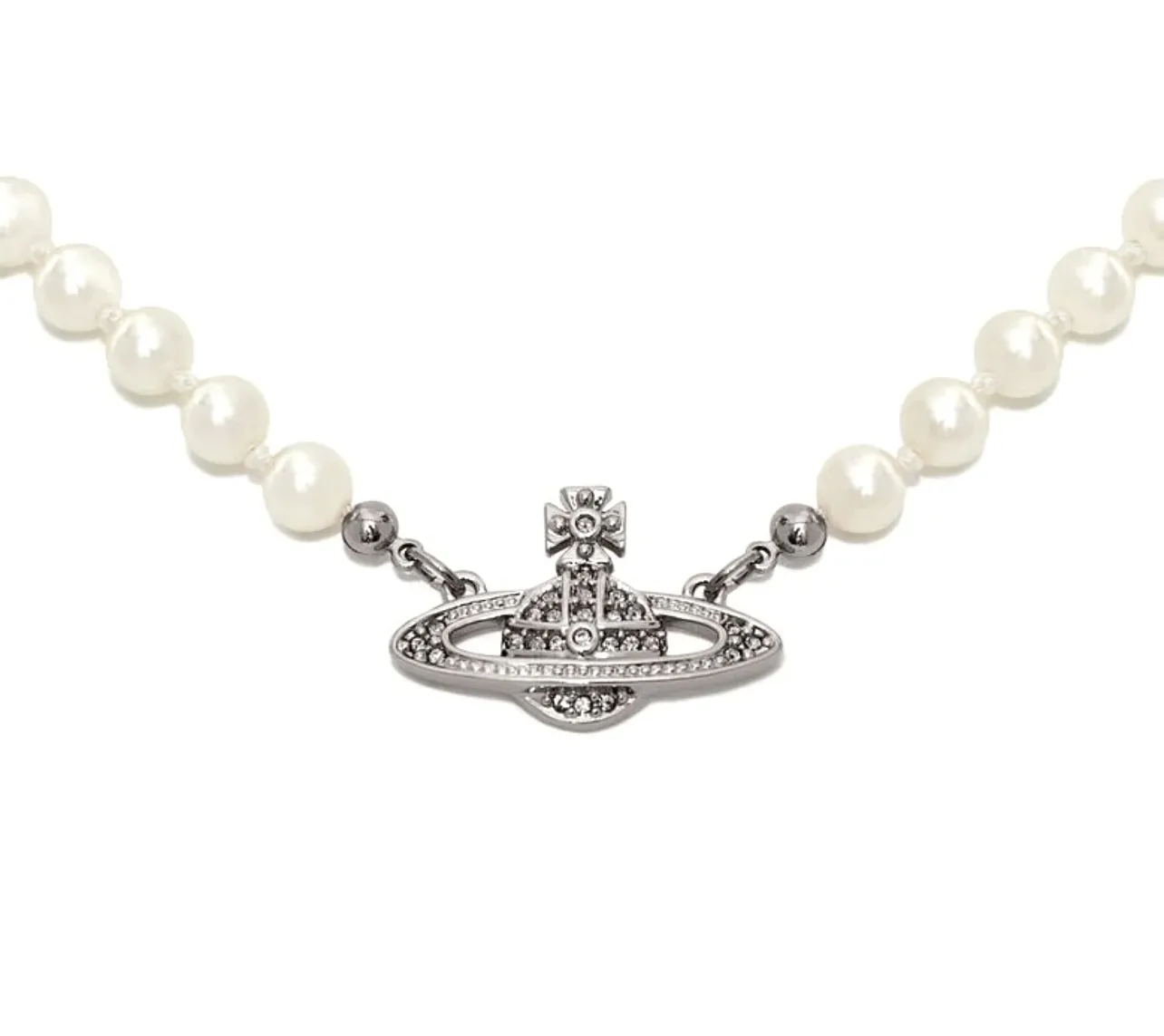Orb Relief Pearl Necklace D16016996