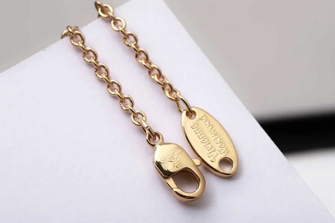 Orb Enamel and Crystal Pendant Necklace D14016985 — view 6