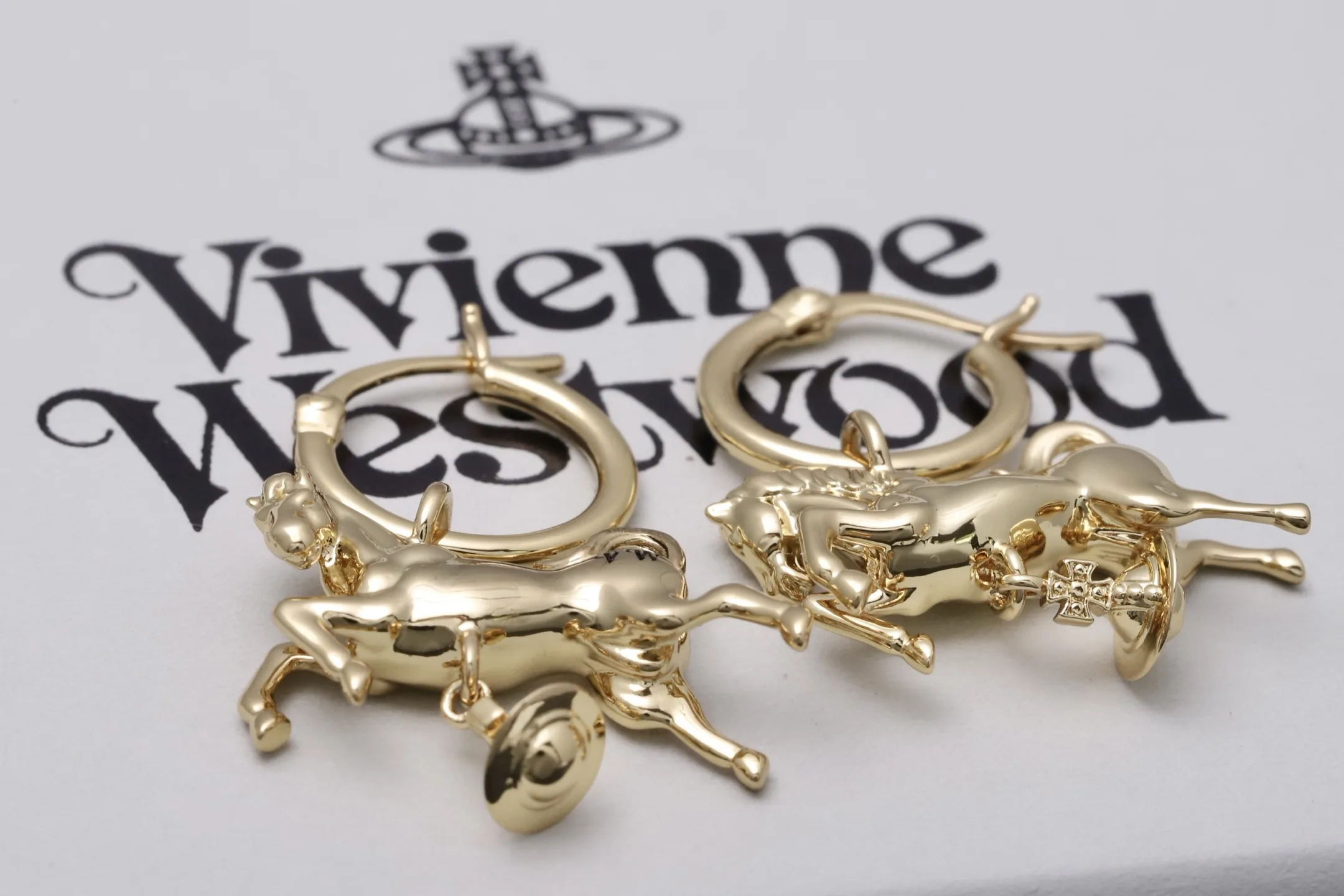 Year of the Horse Limited Edition Hoop Earrings D14016982 — view 3
