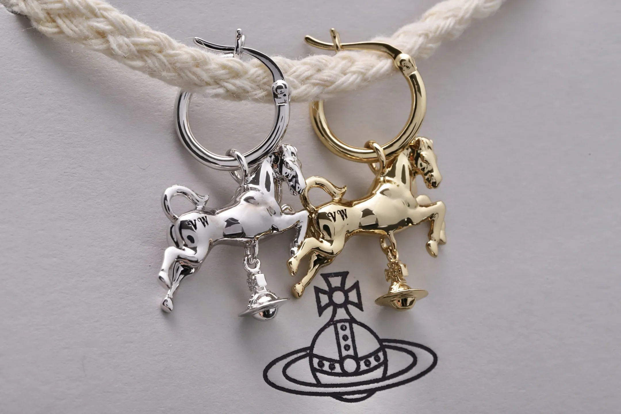 Year of the Horse Limited Edition Hoop Earrings D14016982 — view 6
