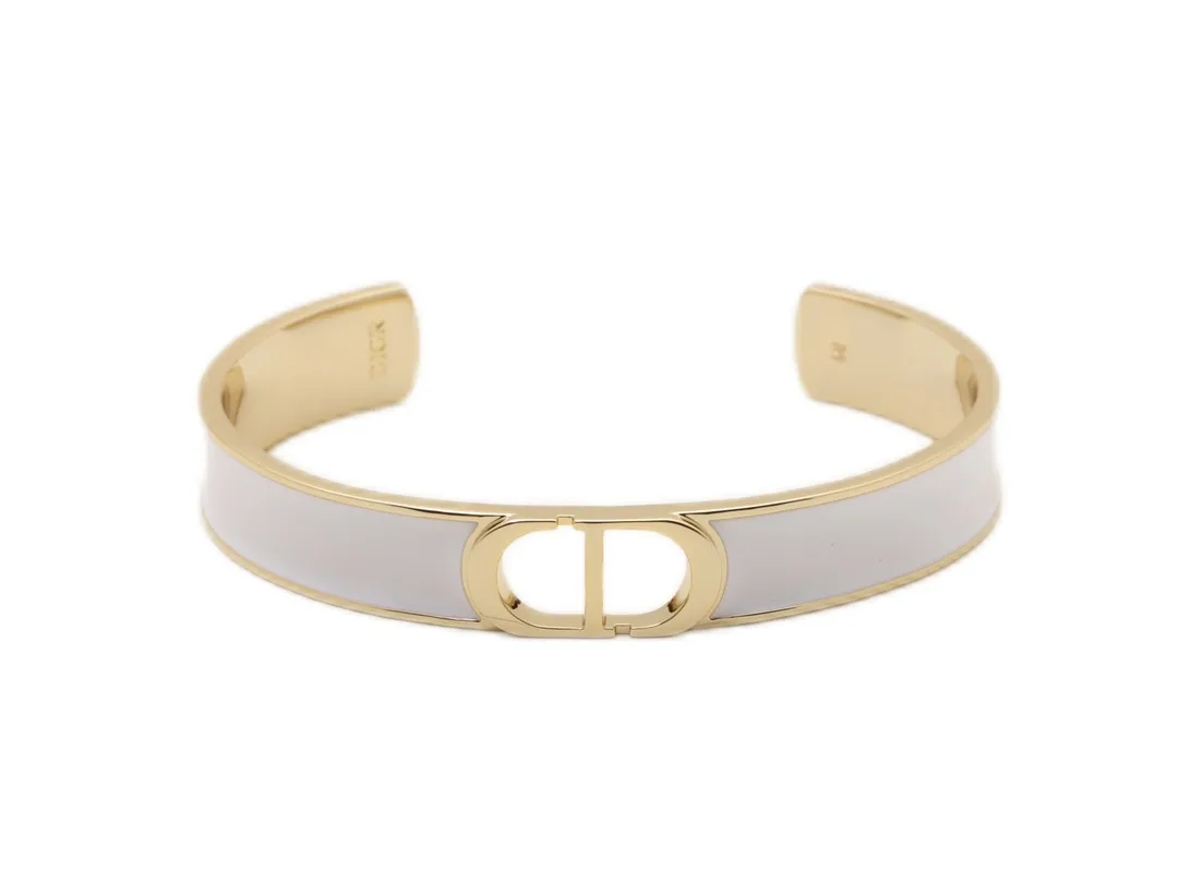 CD Navy Enamel Cuff Bracelet D15517255