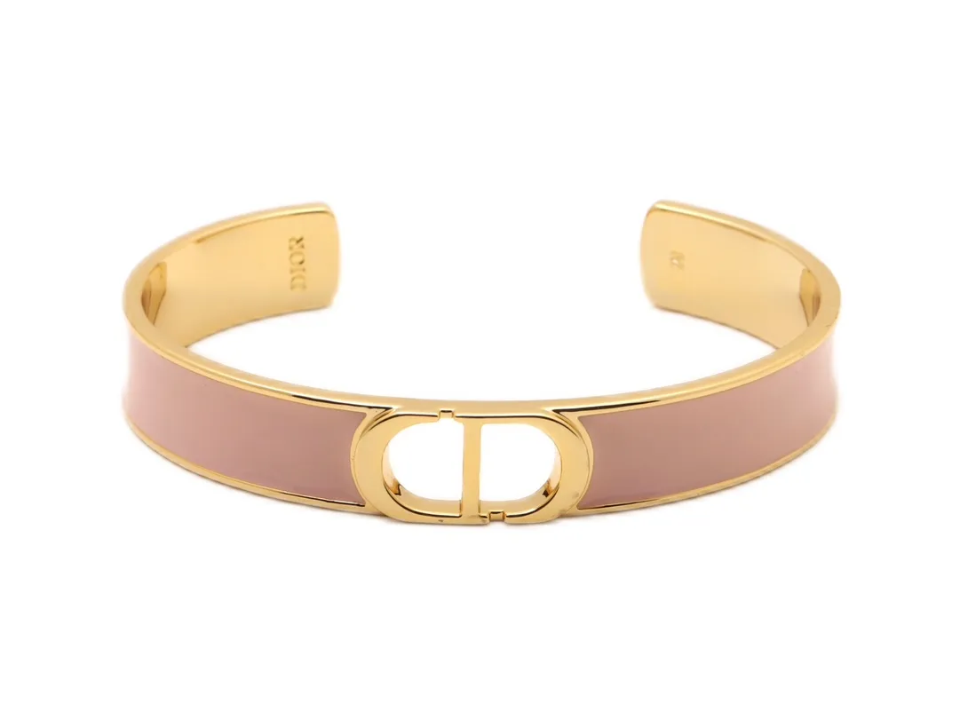 CD Navy Enamel Cuff Bracelet D15517255 — view 2