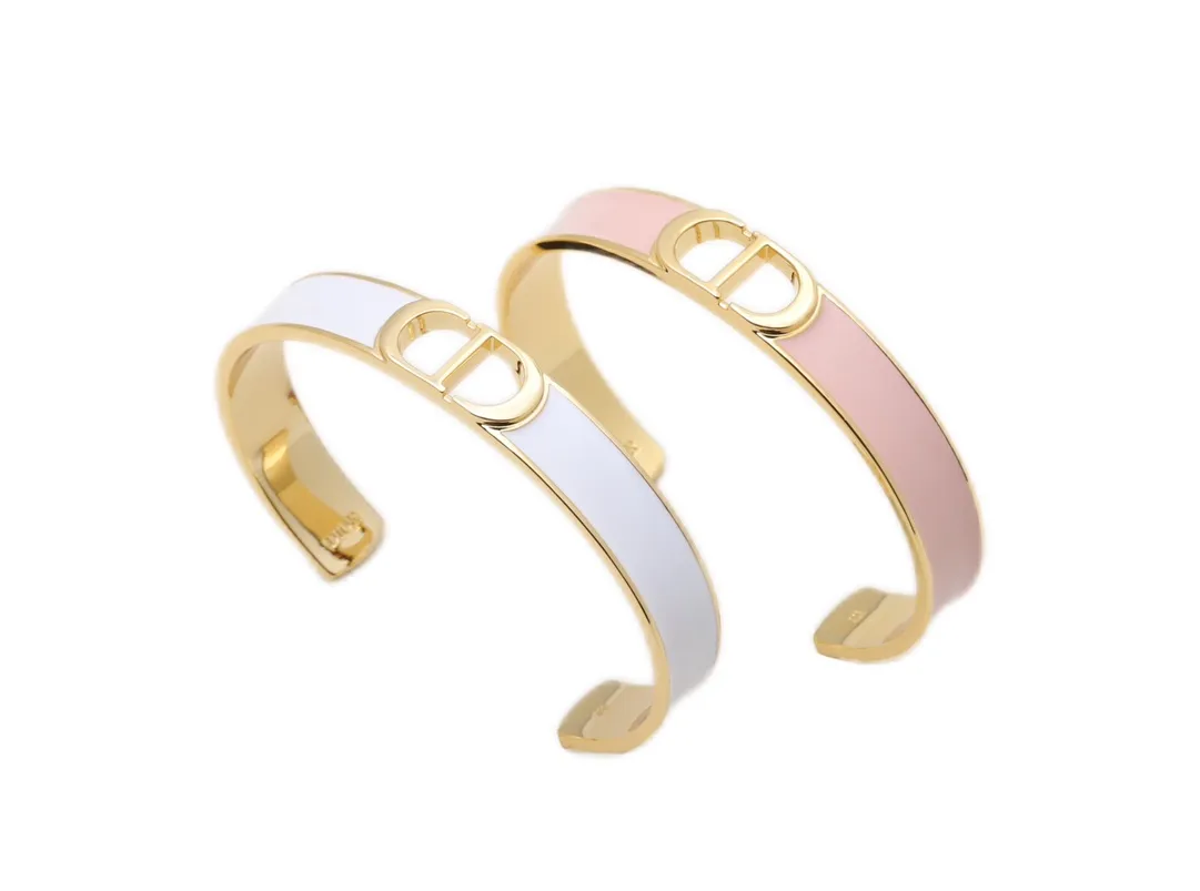 CD Navy Enamel Cuff Bracelet D15517255 — view 3