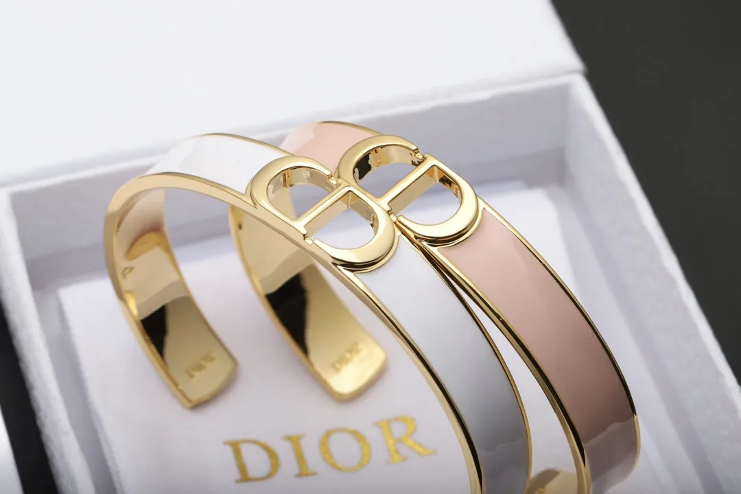 CD Navy Enamel Cuff Bracelet D15517255 — view 5