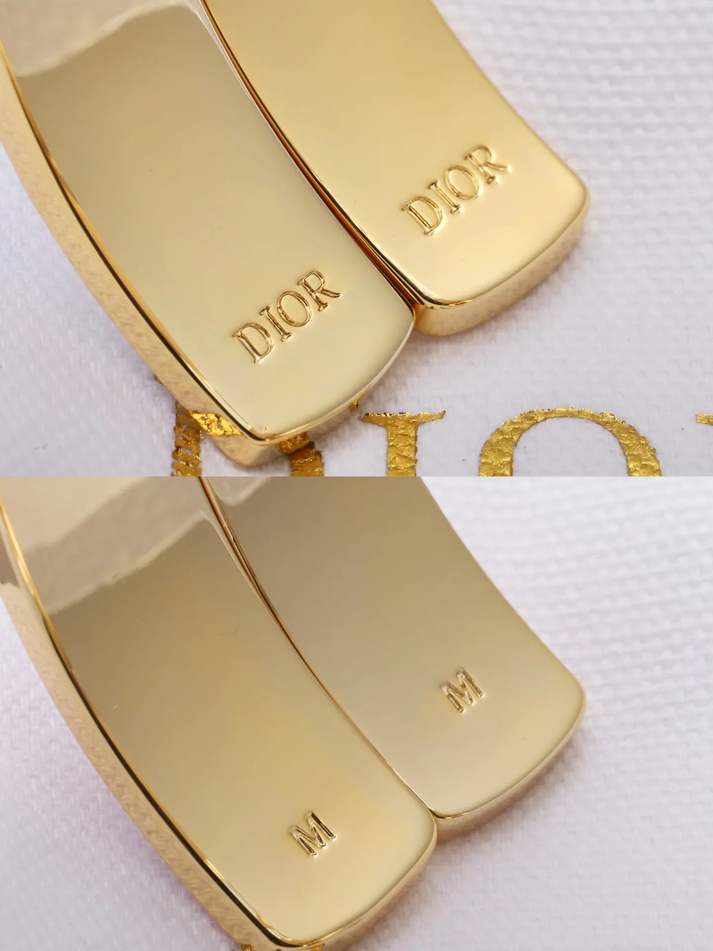 CD Navy Enamel Cuff Bracelet D15517255 — view 7