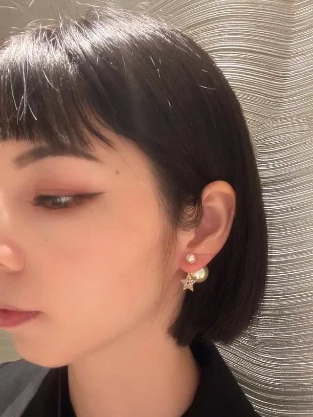 Tribales CD Star Crystal Earrings (Gold-Plated Brass) D14016679 — view 8