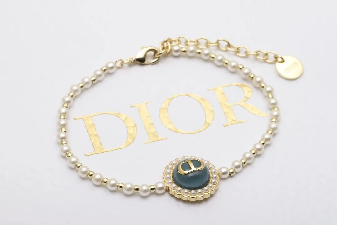 Dior Resin Bead and Faux Pearl Bracelet D16017252 — view 2