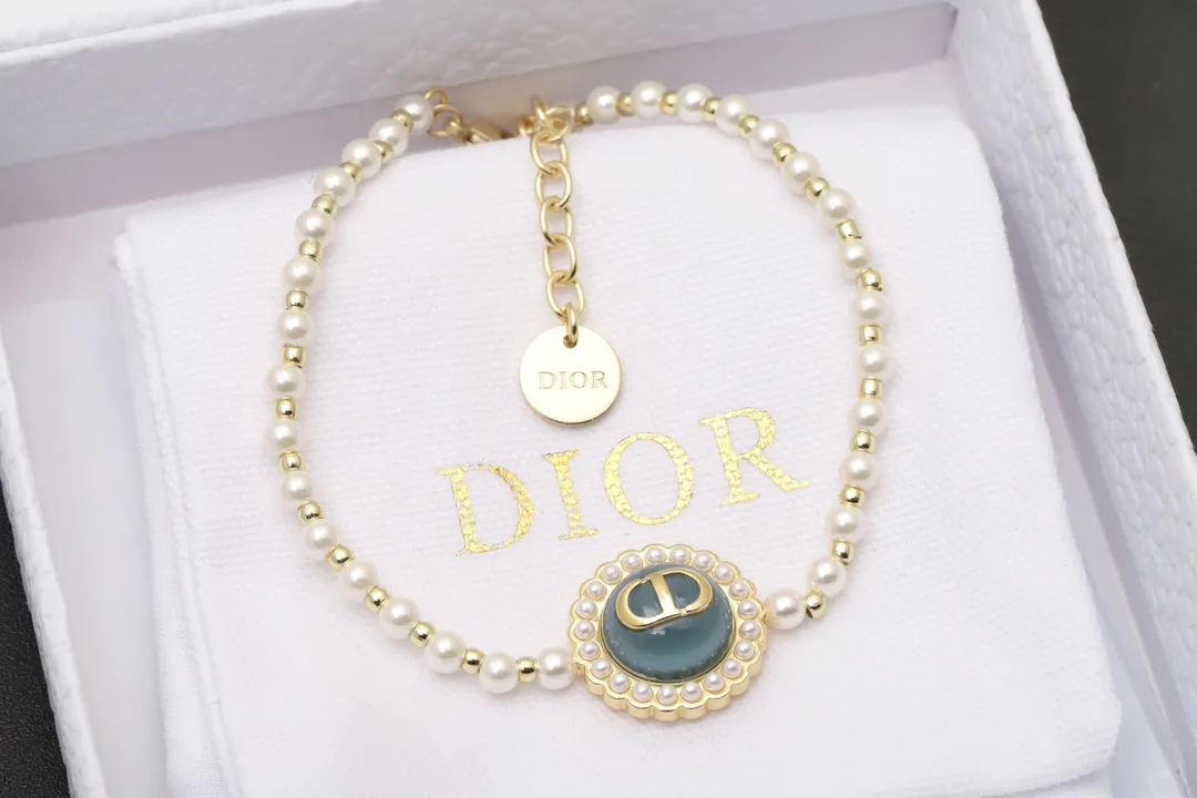 Dior Resin Bead and Faux Pearl Bracelet D16017252 — view 3