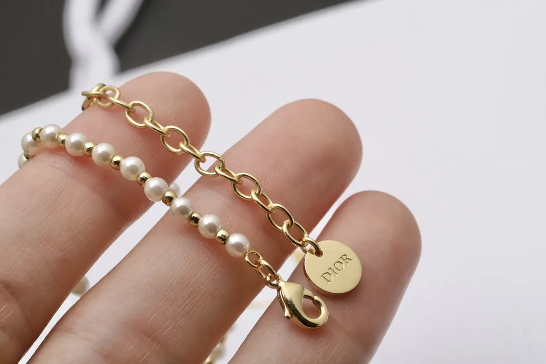 Dior Resin Bead and Faux Pearl Bracelet D16017252 — view 5
