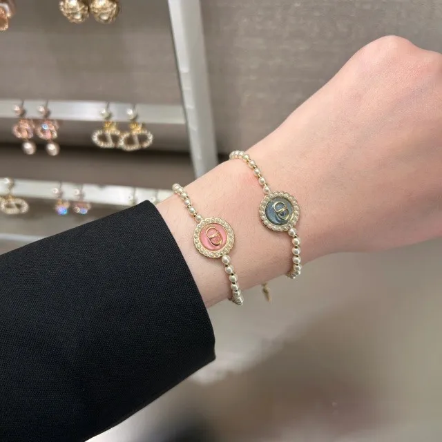 Dior Resin Bead and Faux Pearl Bracelet D16017252 — view 9