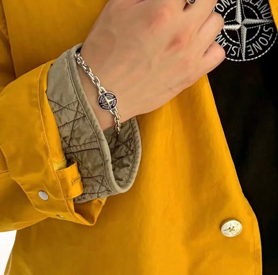 Dior x Stone Island Compass Logo Chain Bracelet D14017253 — view 9