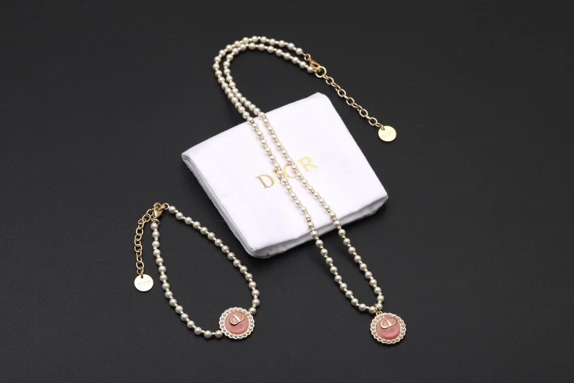 Dior Resin Bead and Faux Pearl Flower Bracelet D16517254 — view 3