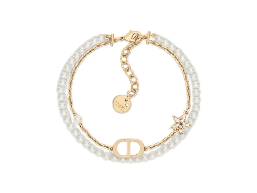 Petit CD Double-Strand Resin Pearl Bracelet D14517691