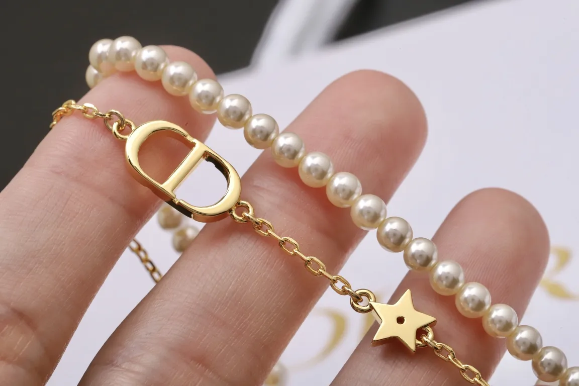 Petit CD Double-Strand Resin Pearl Bracelet D14517691 — view 5