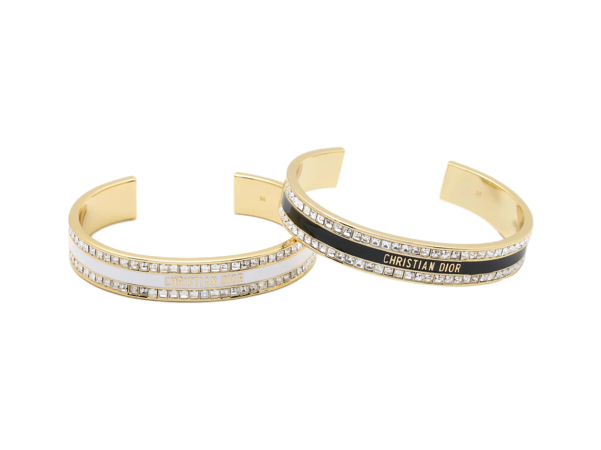 Enamel and Crystal Inlaid Bangle Bracelet D17517260