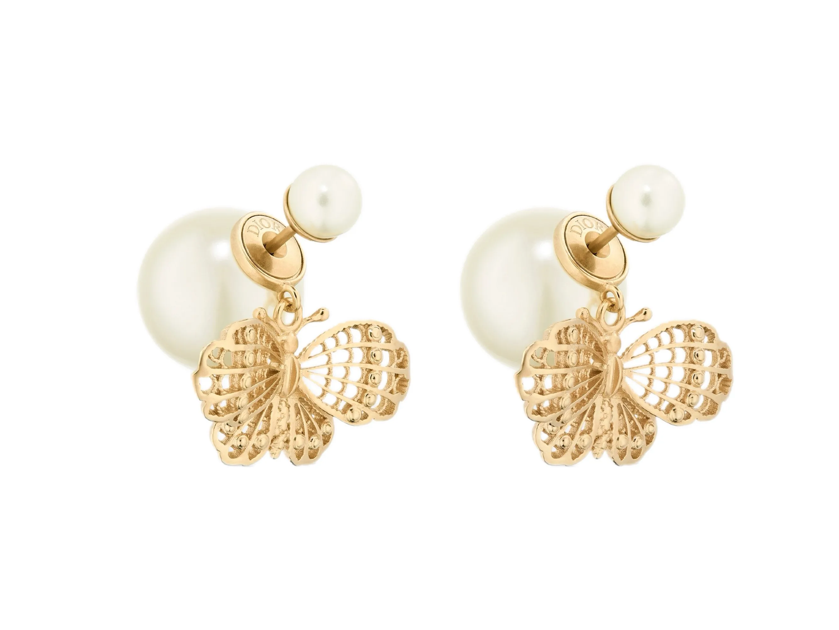 Dior Tribales Butterfly Drop Earrings D14017679