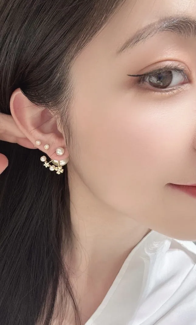 Dior Tribales Star and Clover Pearl Earrings D11517497 — view 9