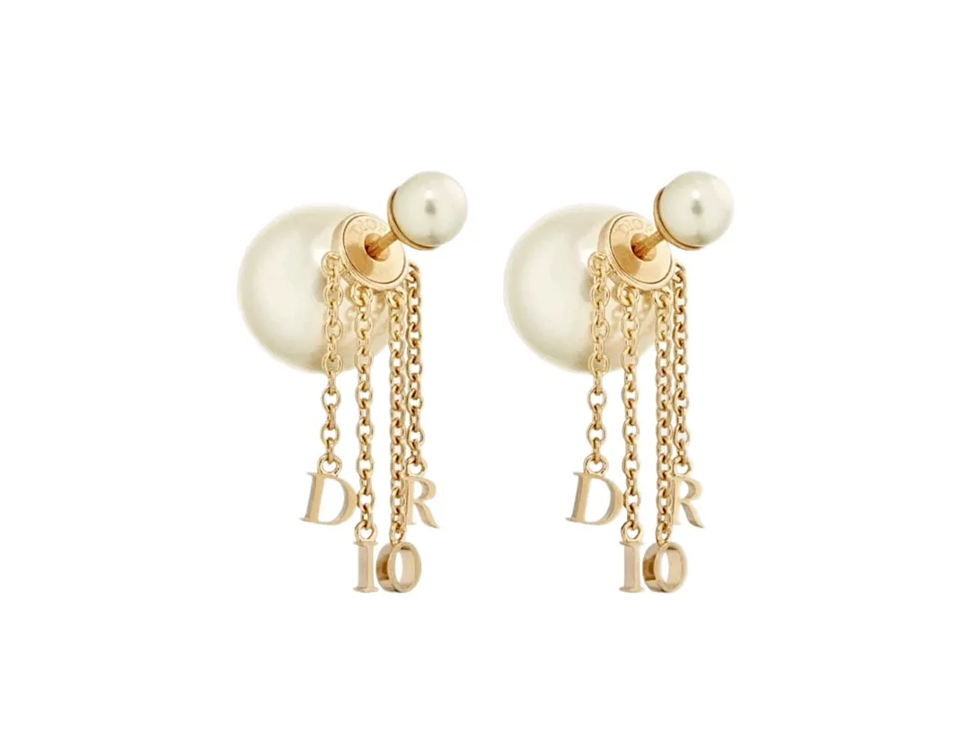 Dior Tribales Pearl Tassel Earrings D13517290