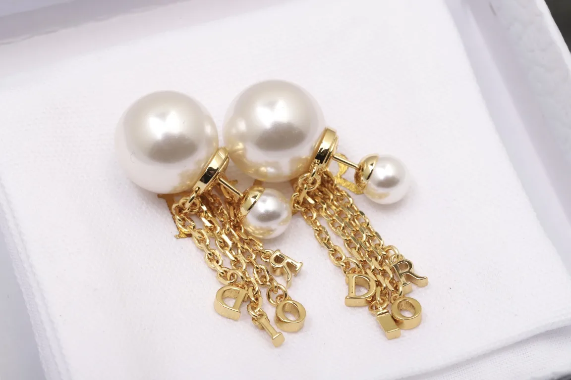 Dior Tribales Pearl Tassel Earrings D13517290 — view 7