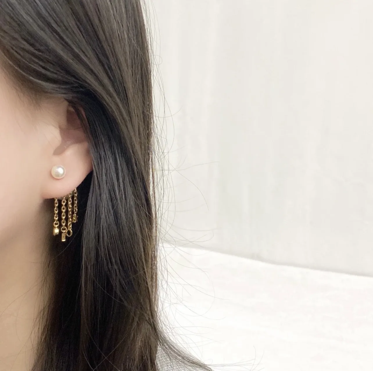 Dior Tribales Pearl Tassel Earrings D13517290 — view 8