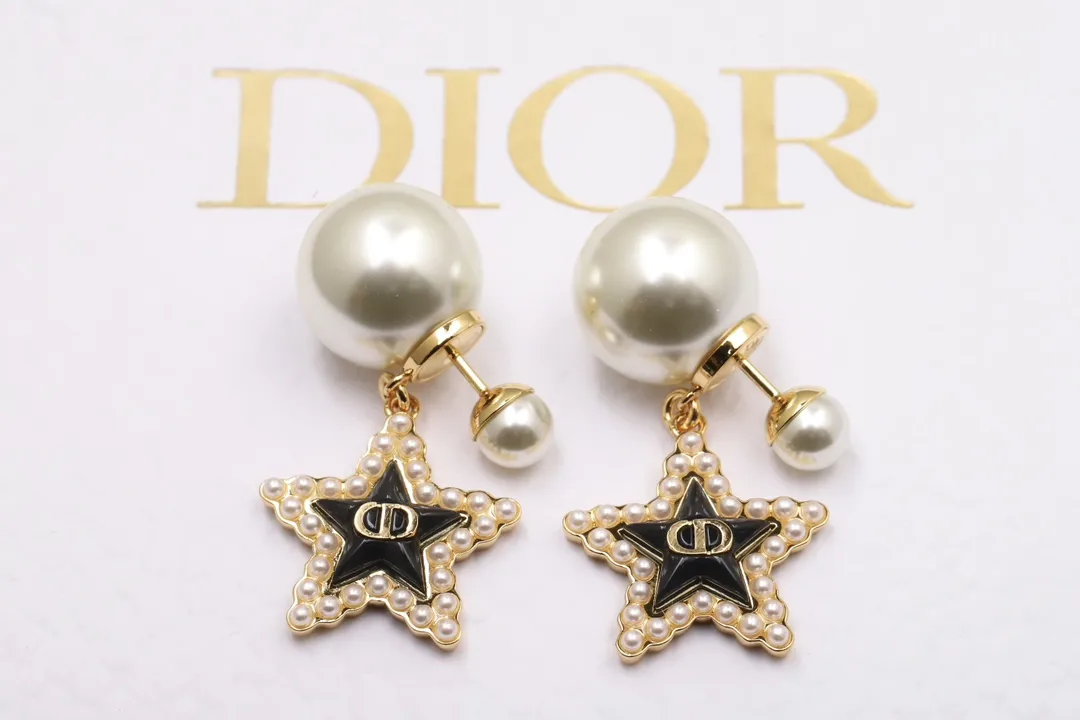 Dior Tribales Star and CD Logo Earrings D14517286 — view 7