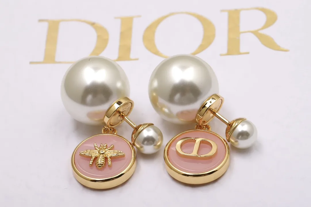 Dior Tribales Bee and CD Logo Earrings D14517282 — view 4