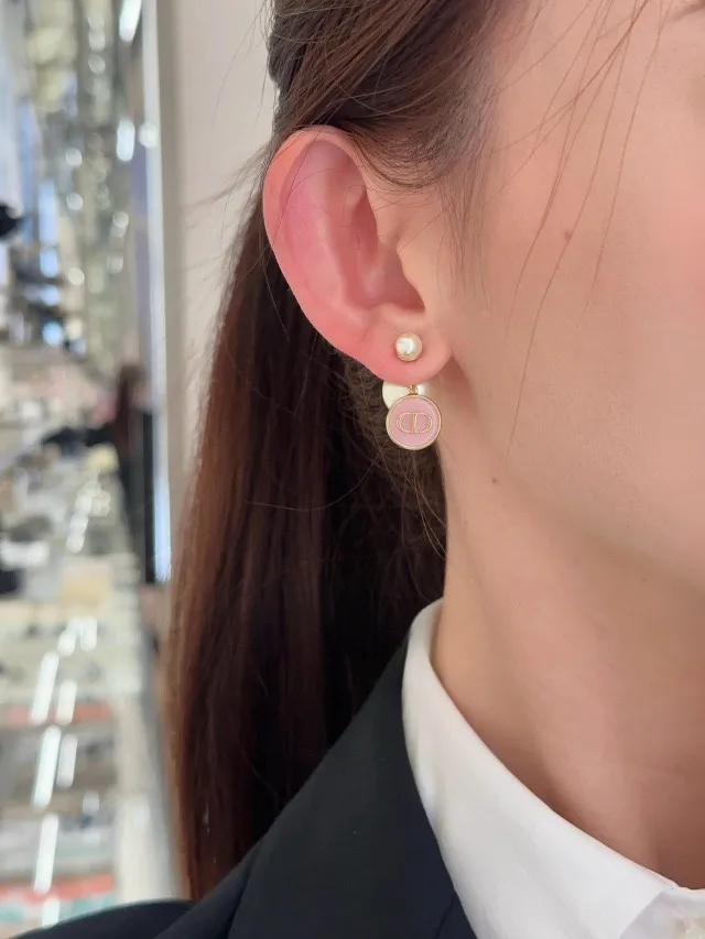 Dior Tribales Bee and CD Logo Earrings D14517282 — view 8