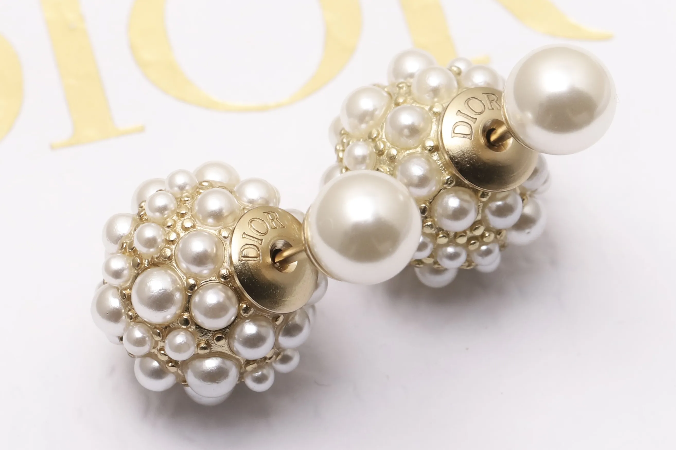 Dior Tribales Resin Pearl Earrings D12517689 — view 6