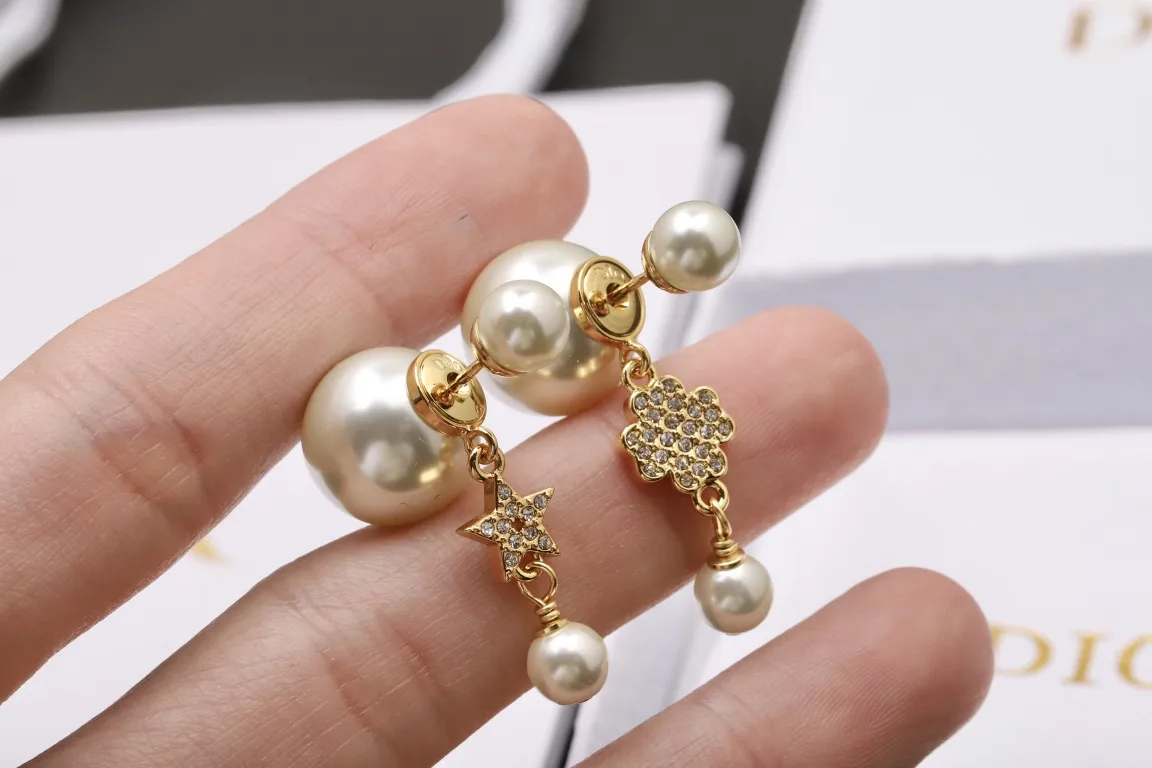 Dior Tribales Star and Clover Earrings D12517293 — view 4