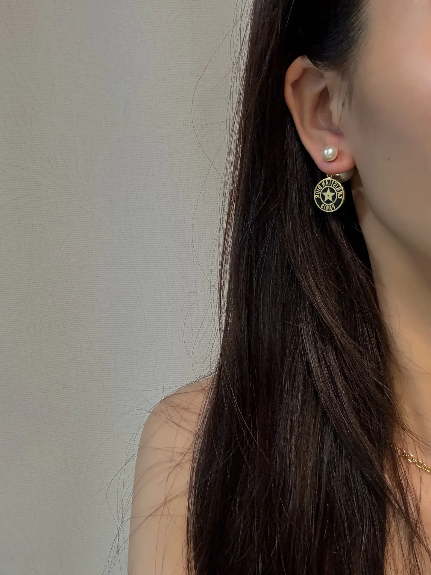 Dior Tribales Star Charm Earrings (Gold-Plated Brass) D11517489 — view 8