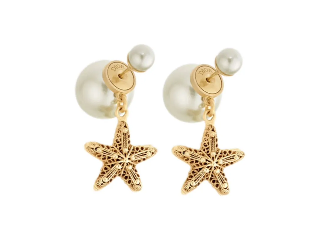 Dior Tribales Starfish Pearl Earrings D12517598