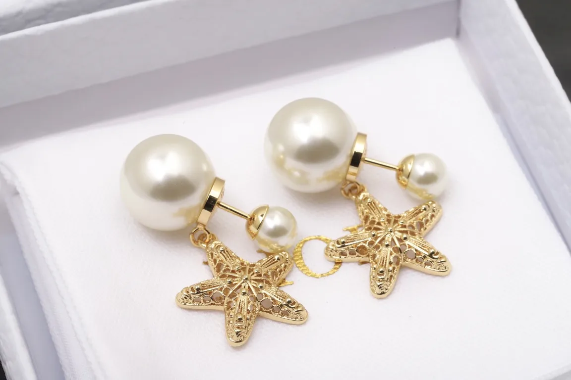 Dior Tribales Starfish Pearl Earrings D12517598 — view 3