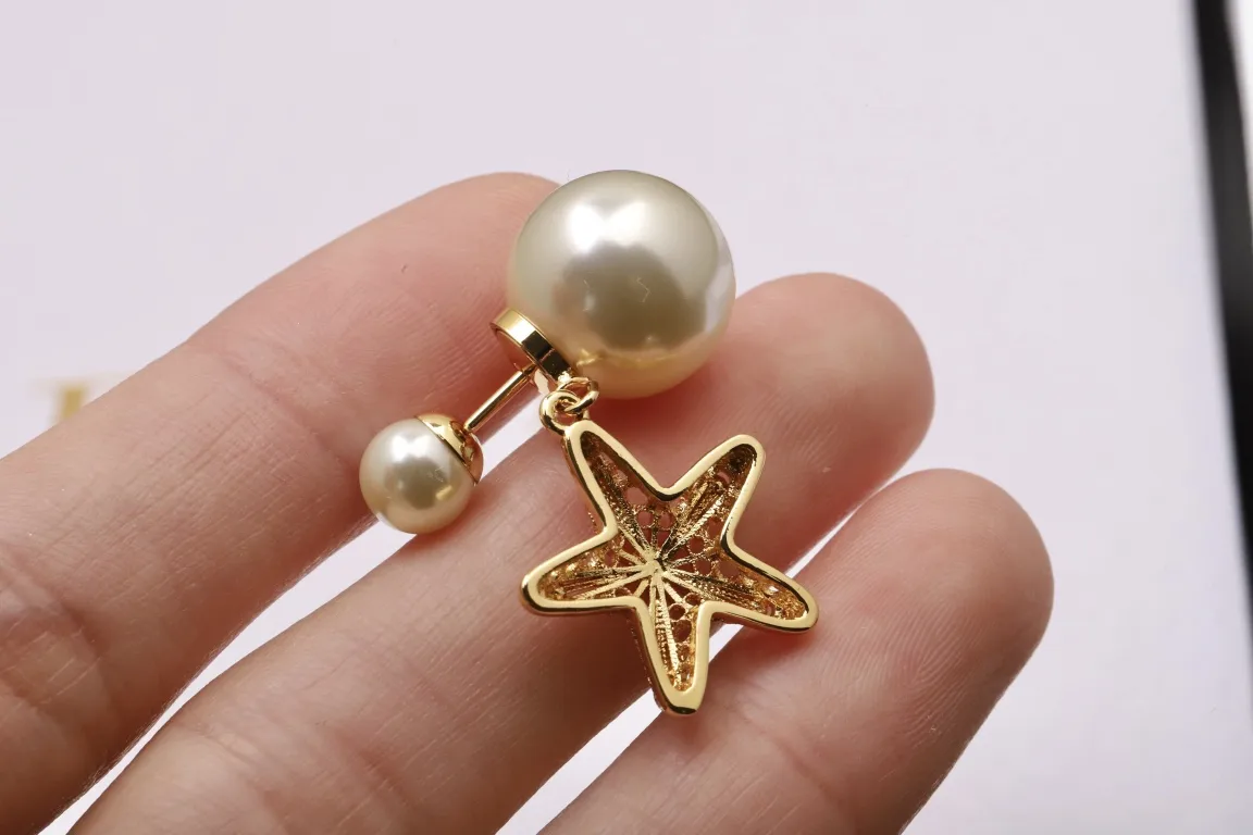 Dior Tribales Starfish Pearl Earrings D12517598 — view 5