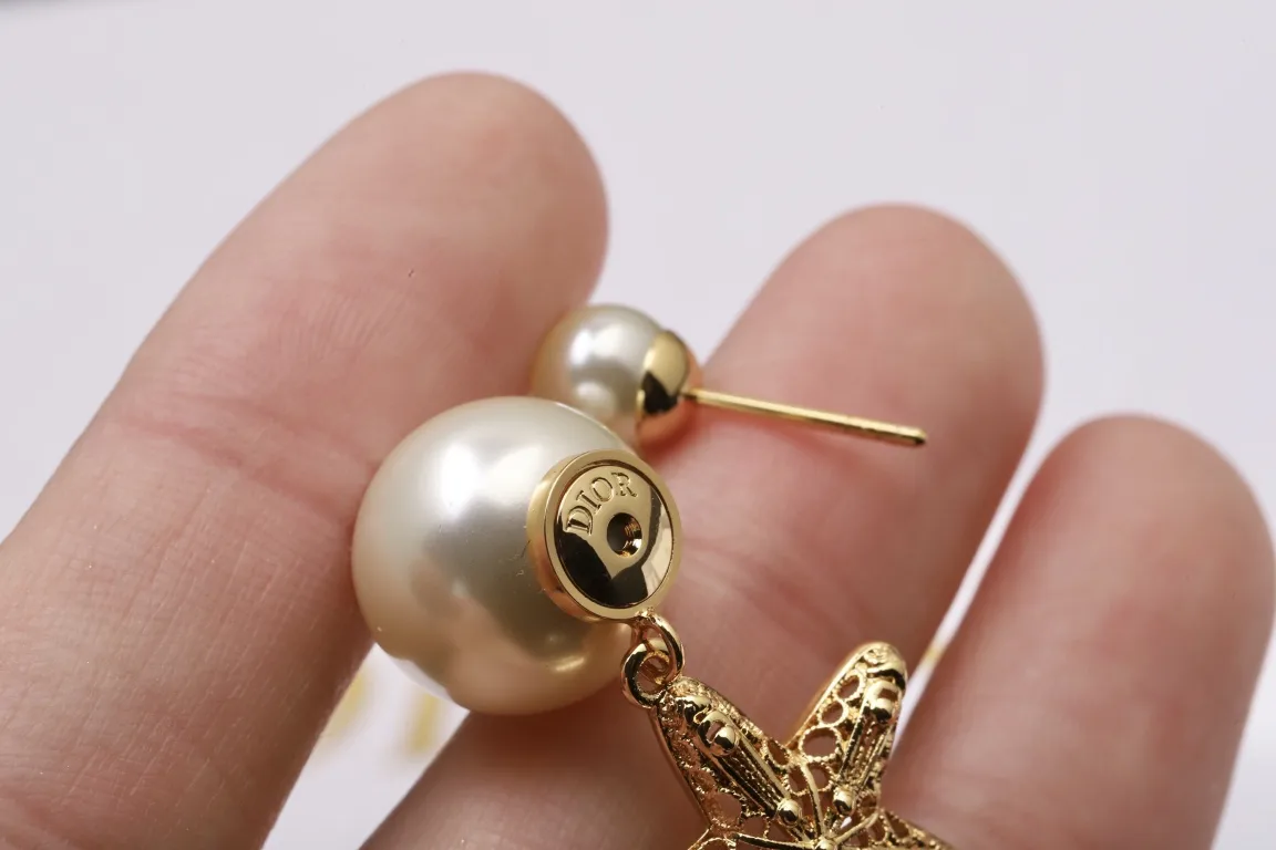 Dior Tribales Starfish Pearl Earrings D12517598 — view 6