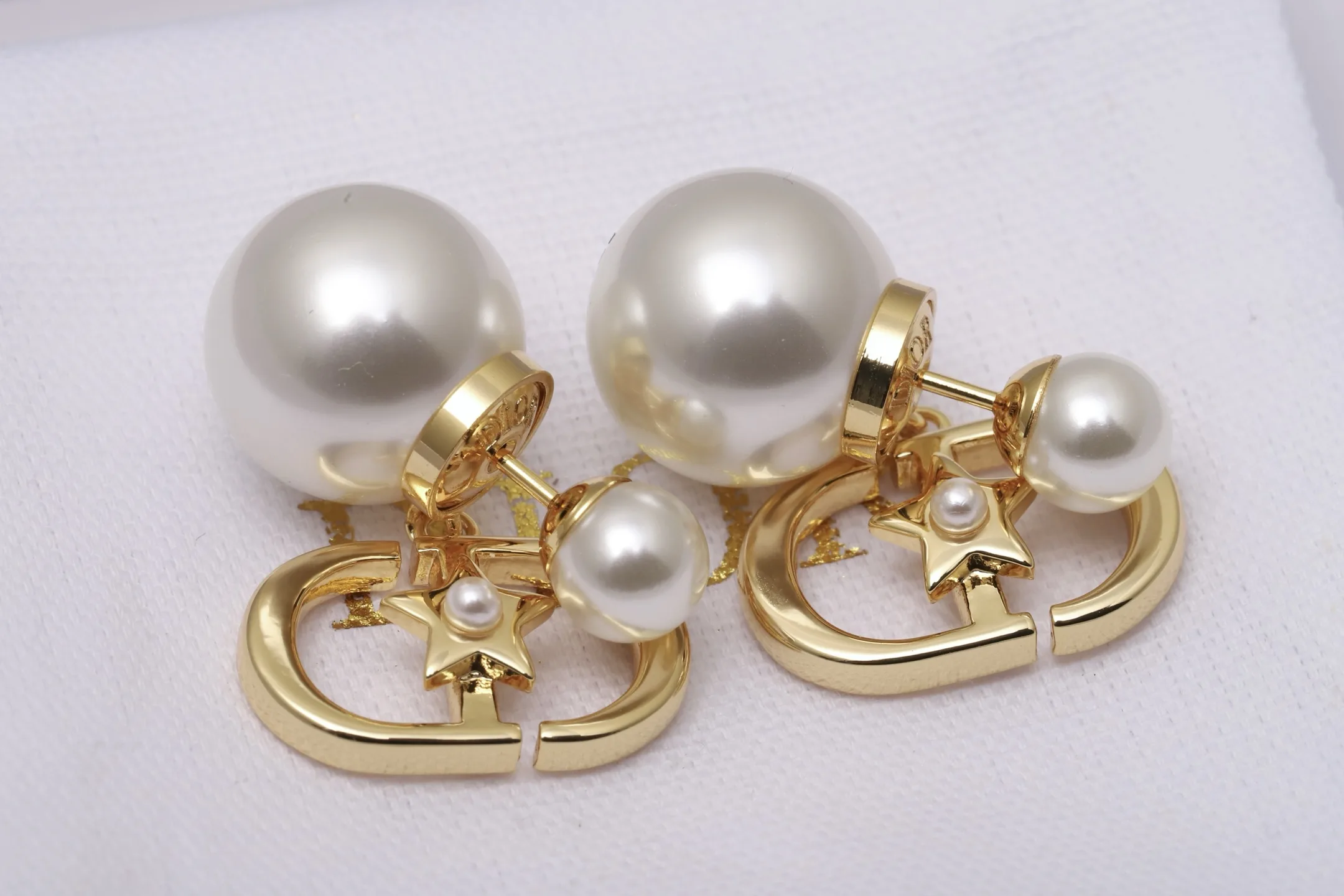 Dior Tribales CD Star Pearl Earrings D12517673 — view 3