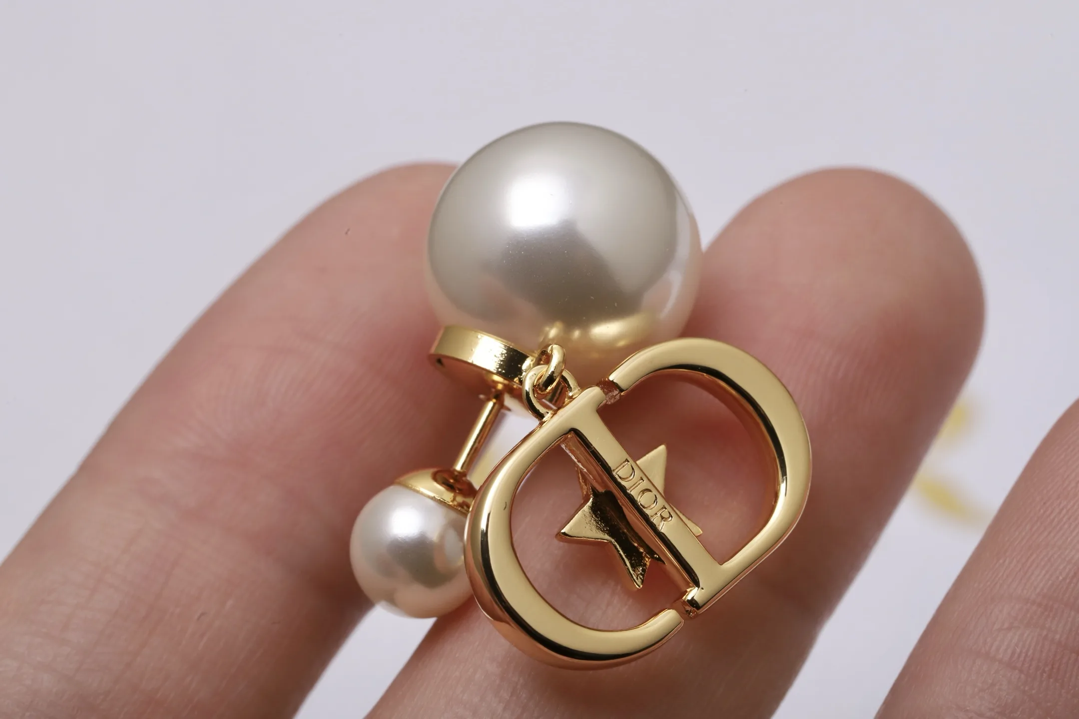 Dior Tribales CD Star Pearl Earrings D12517673 — view 6