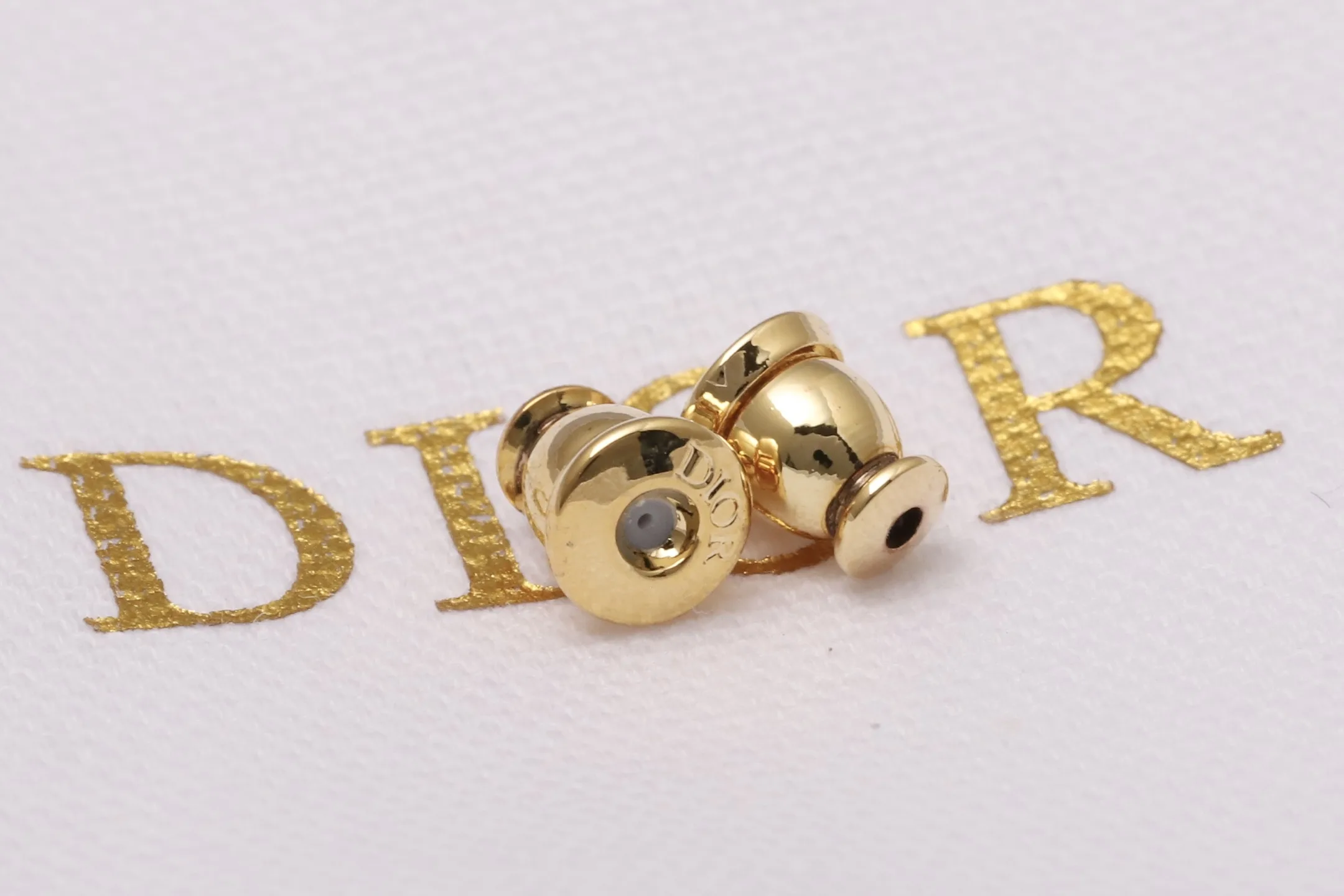 CD Heart Star and Clover Stud Earrings with Resin Pearls D14016678 — view 7