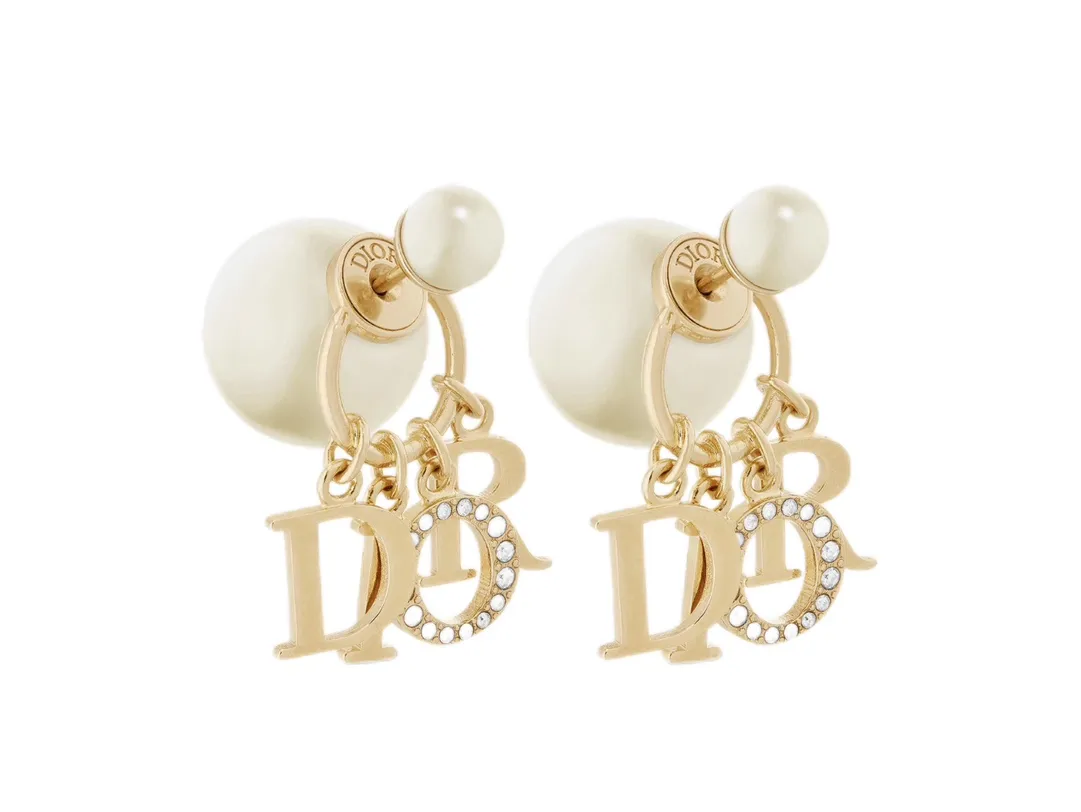 Dior Tribales Logo Charm Earrings D15017276