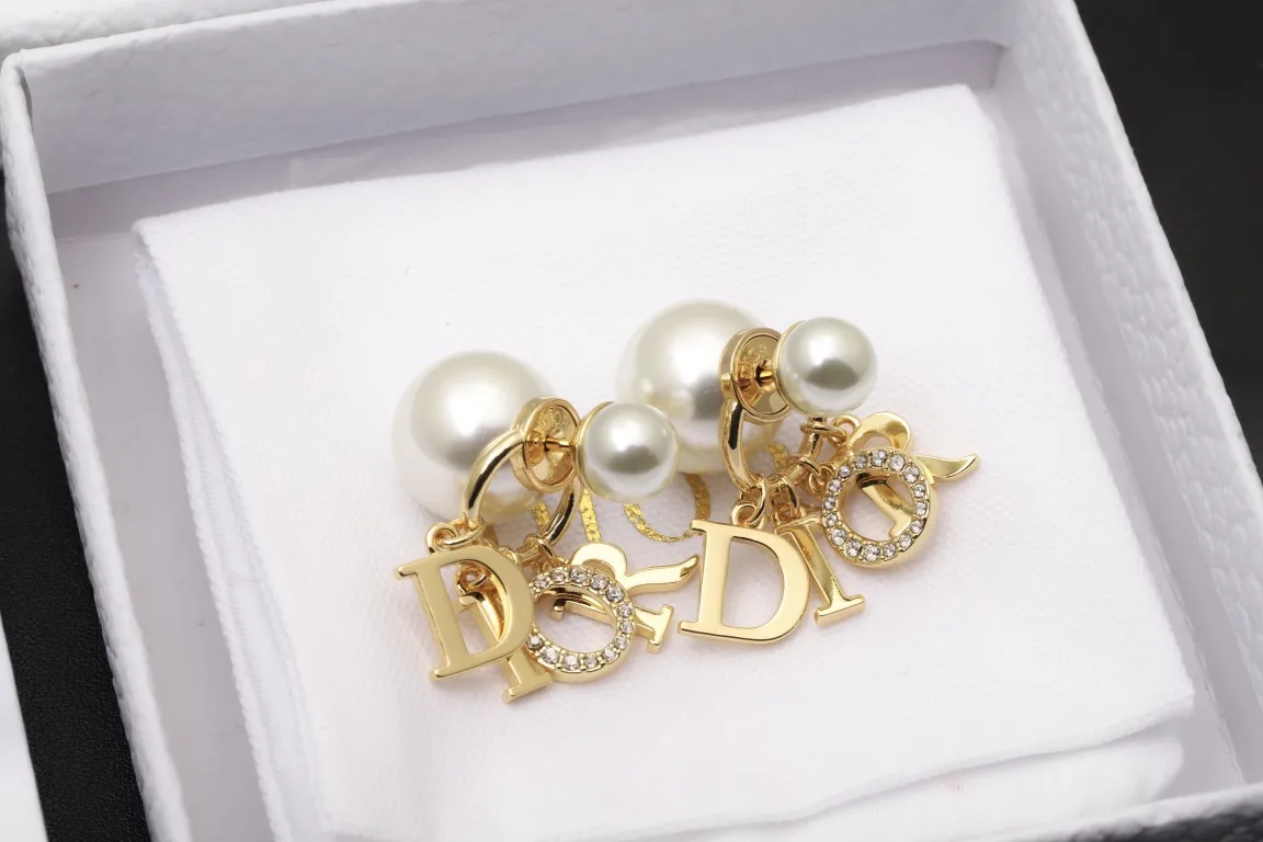 Dior Tribales Logo Charm Earrings D15017276 — view 3