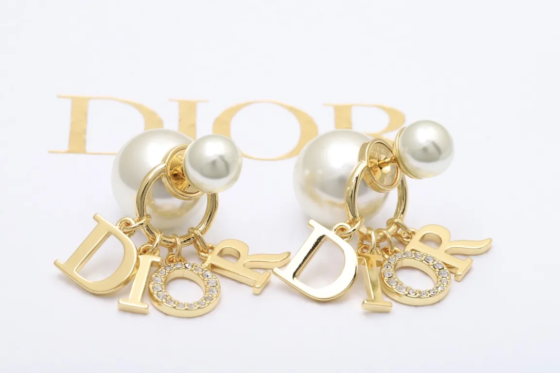 Dior Tribales Logo Charm Earrings D15017276 — view 4